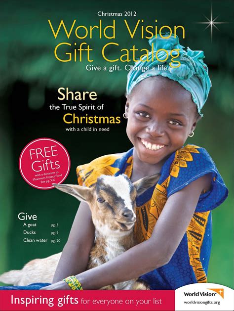 alternative charity gifts|world vision gift catalogue.